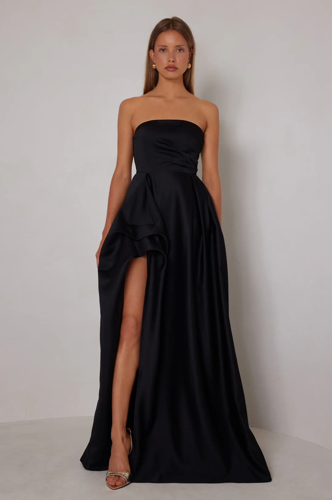 slim fit dress slacks Ellie Dress Gold main image 0