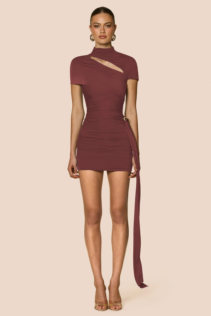 helena mini dress Nookie Helena Mini Dress - Plum