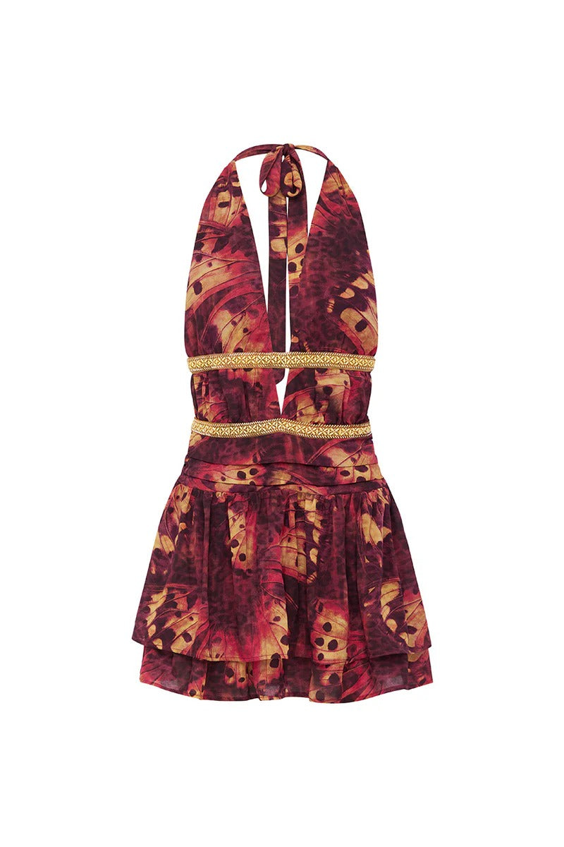 Xylia Mini Dress - Eliana Red