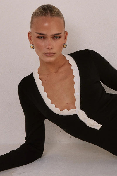 Milenia Midi Dress - Black