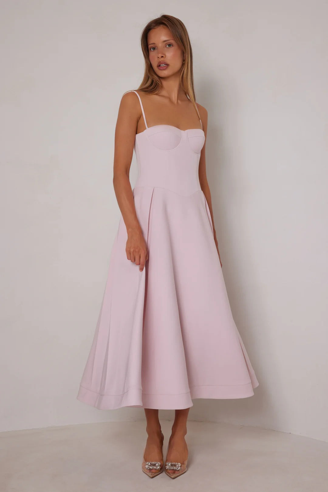 Nadia Dress - Pastel Pink