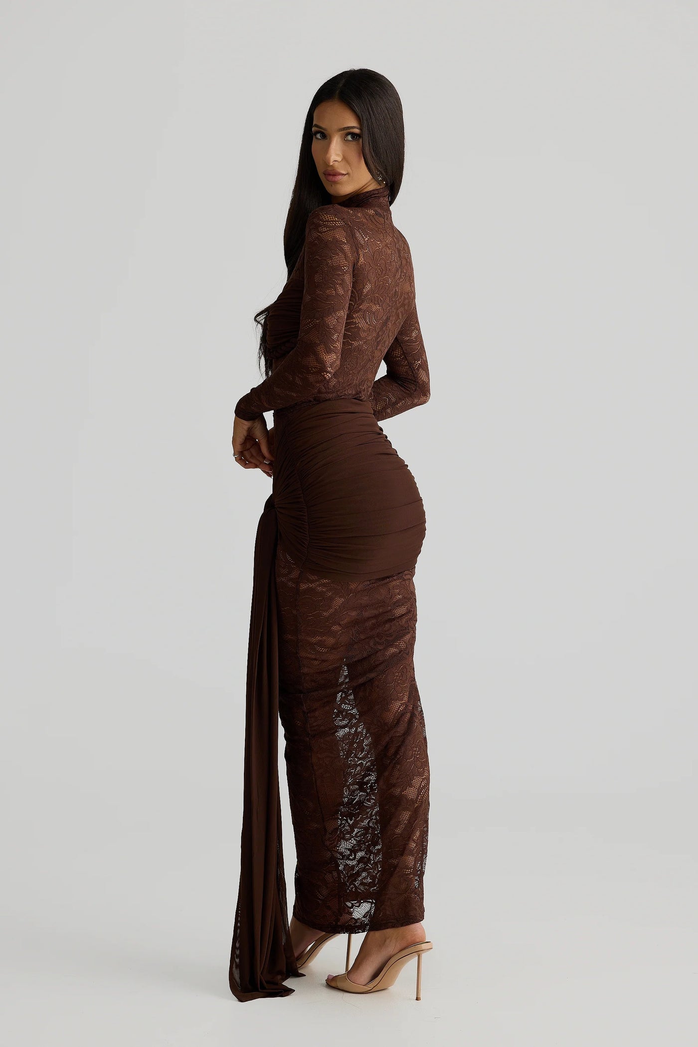 Celeste Skirt - Espresso Brown