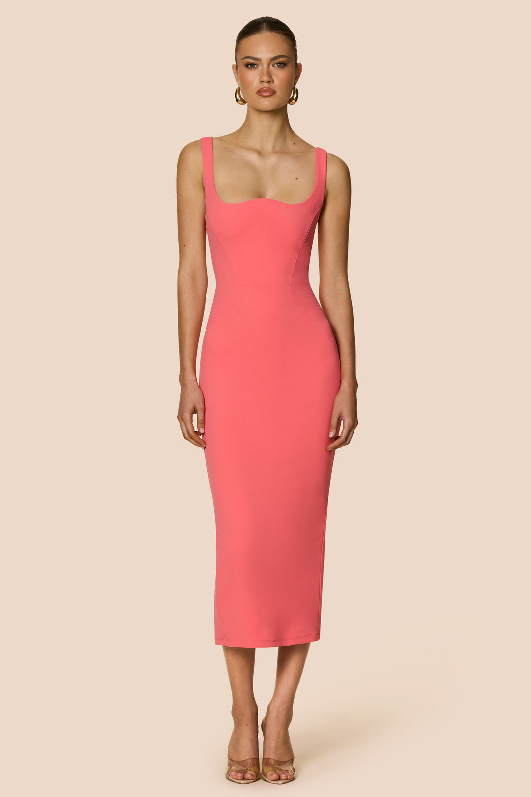 Nookie Elle Midi Dress - Pink | JAUS Nookie Elle Midi Dress - Pink | JAUS