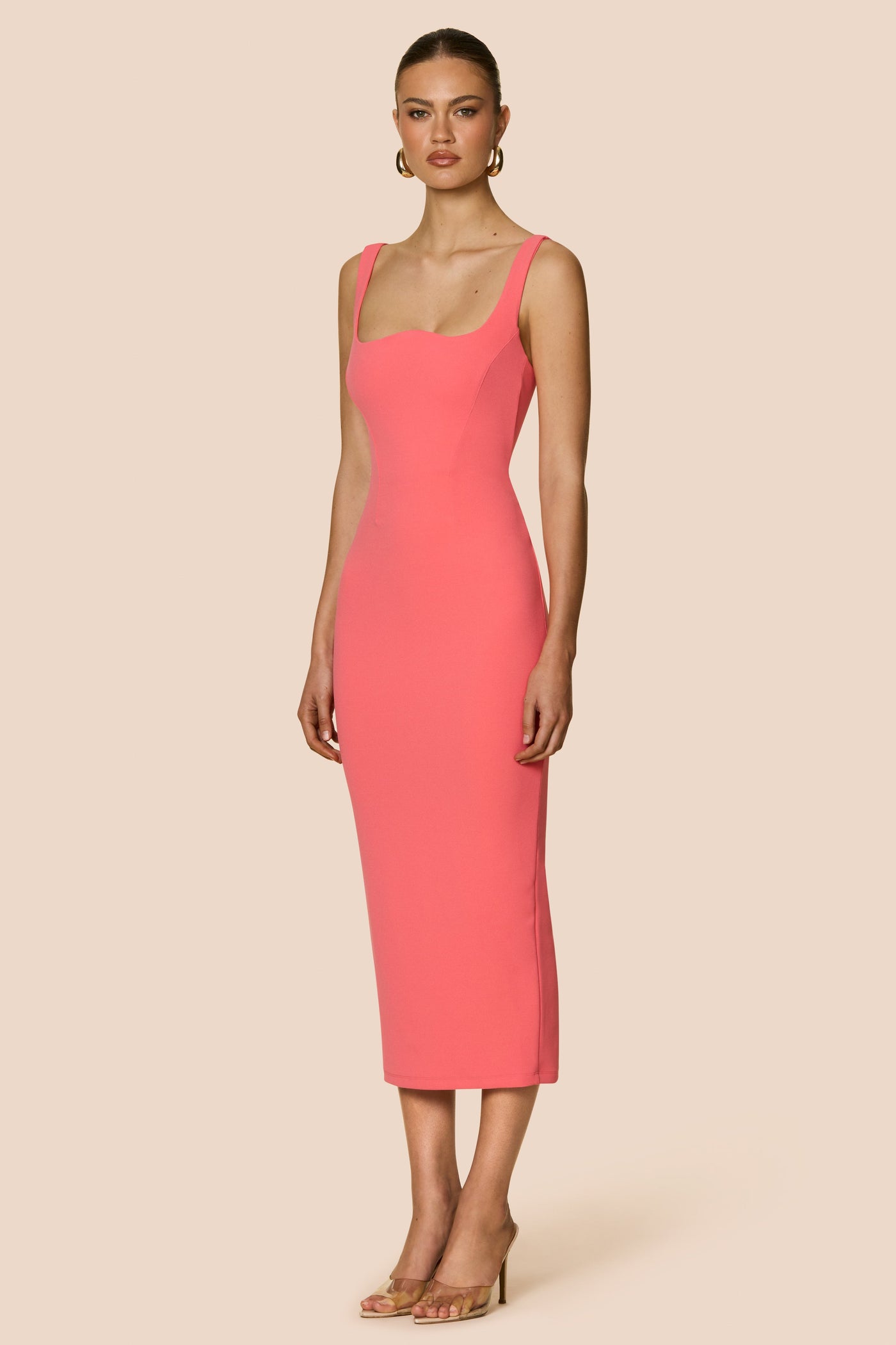 Nookie Elle Midi Dress - Pink | JAUS Nookie Elle Midi Dress - Pink | JAUS