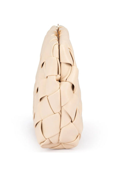 Quinn Woven Clutch - Natural