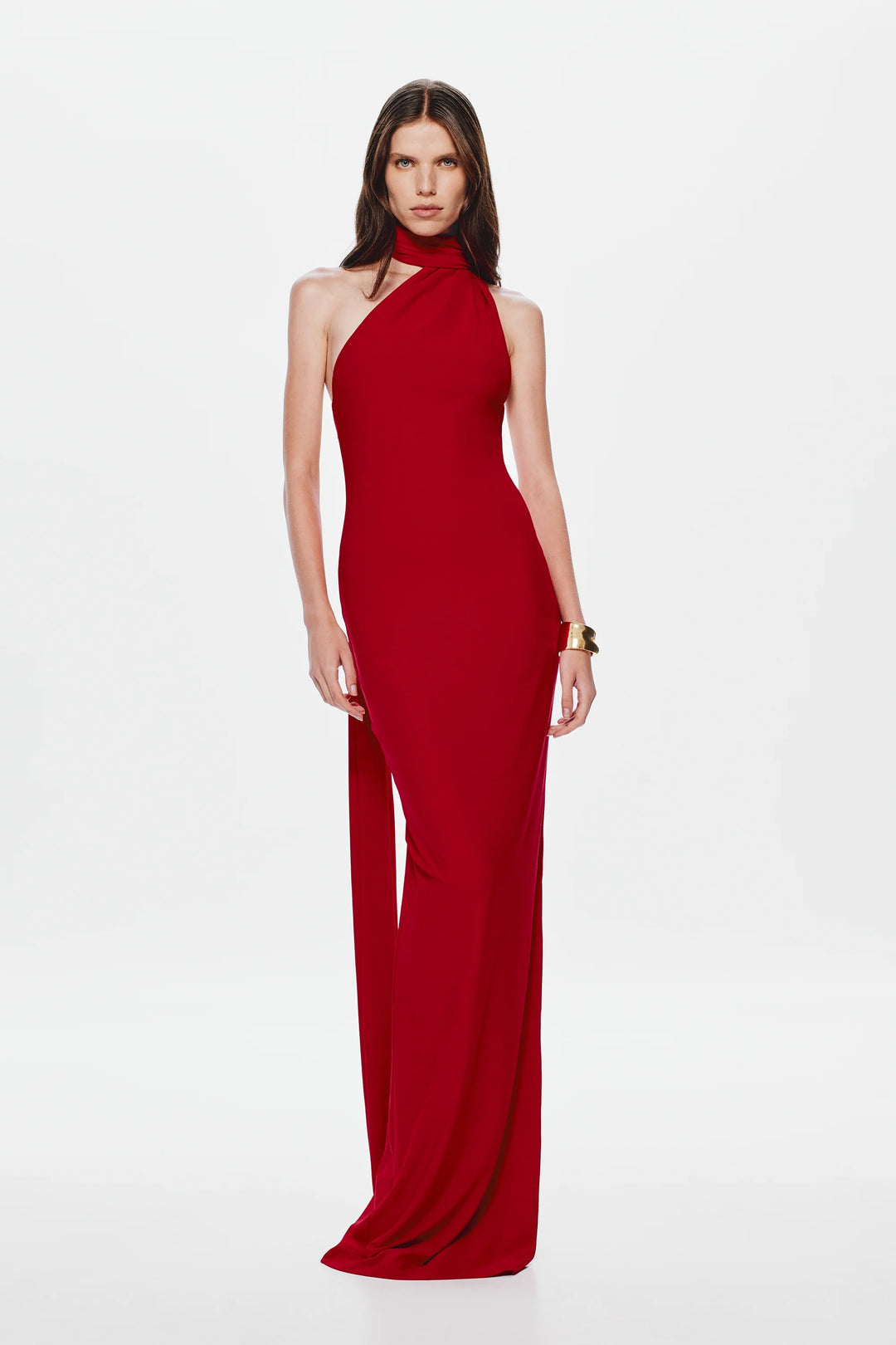 misha red dress MISHA | The Nicolette Jersey Dress