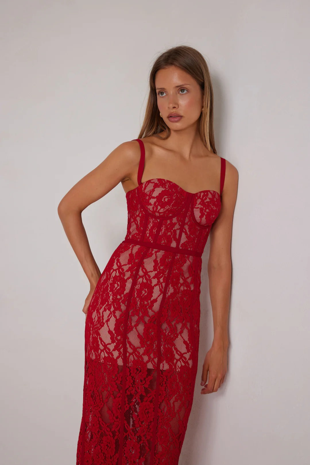 Alessandra Dress - Red