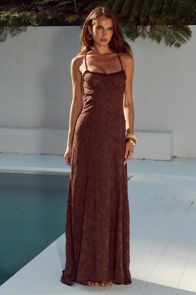 Ellerby Maxi Dress - Chocolate