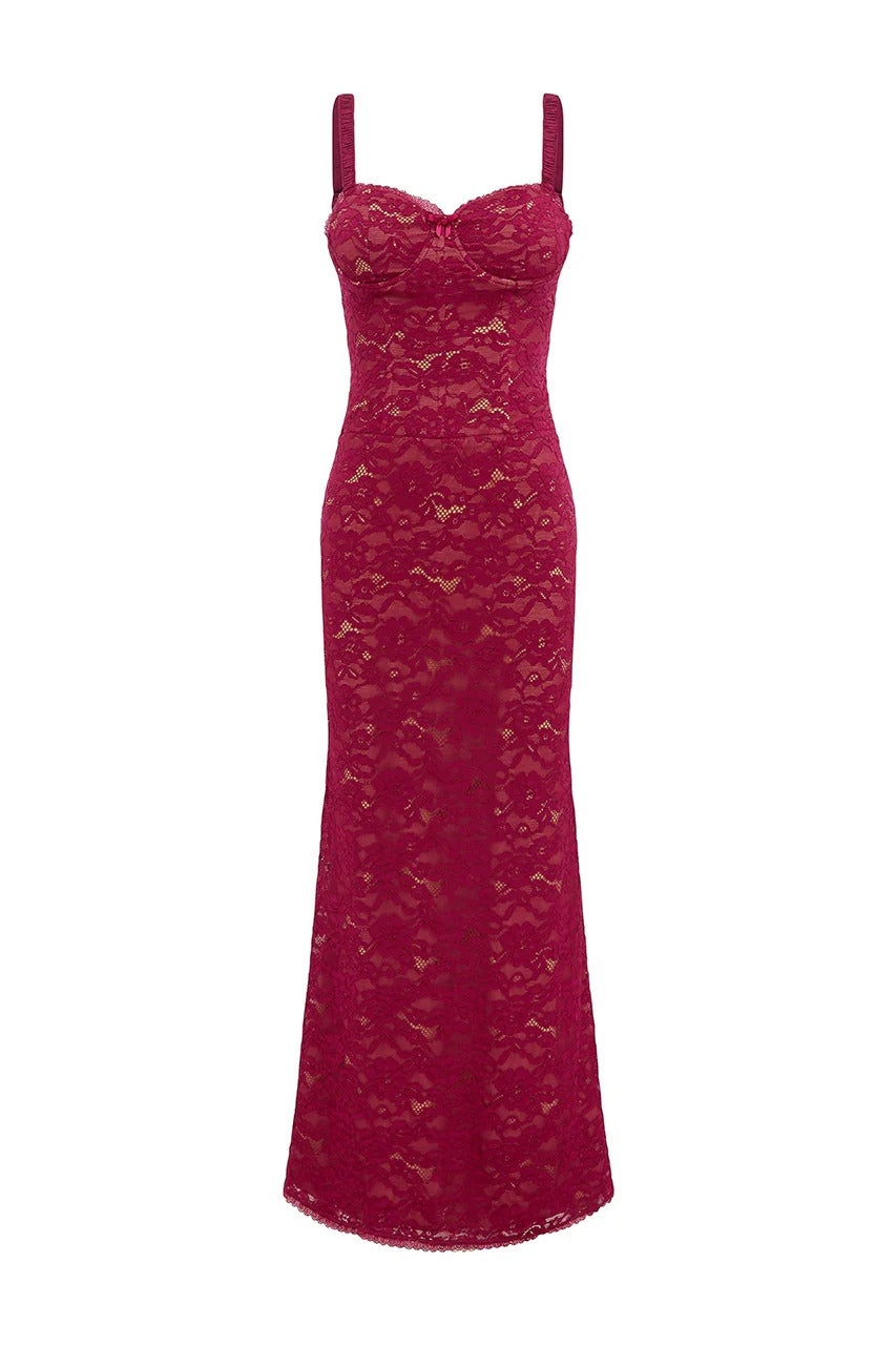 Hailee Maxi Dress - Wine