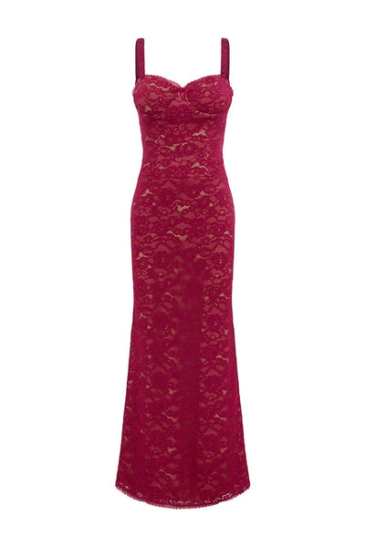 Hailee Maxi Dress - Wine