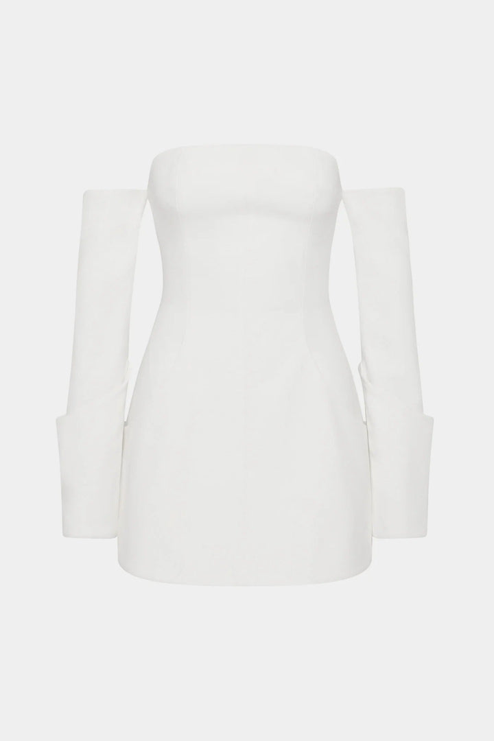 misha white mini dress Misha Riptide Mini Dress - Ivory