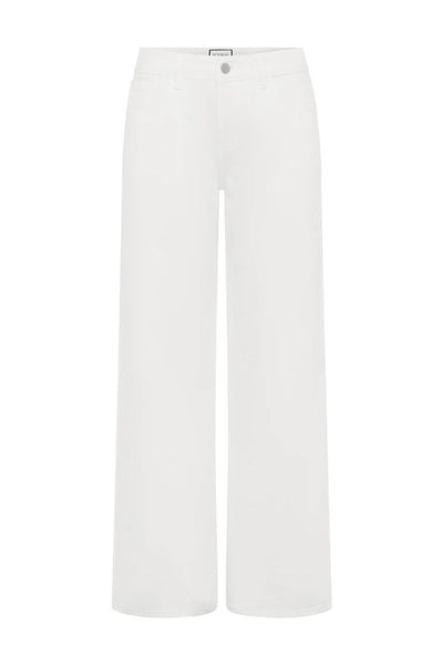 Zavi Straight Leg Jeans - White