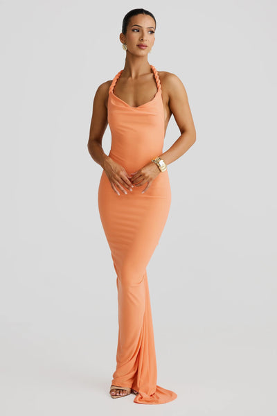 Maia Multi-Way Gown - Papaya
