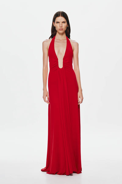 jennifer cupro maxi dress BLACK JENNIFER CUPRO MAXI Aquino's Attire