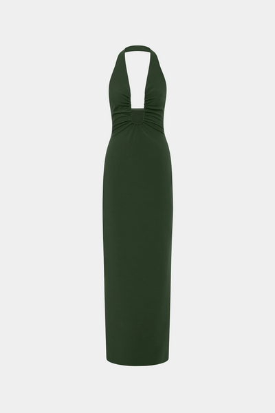 Misha Alusia Maxi Dress - Moss