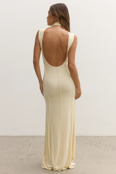 Mae Maxi Dress - Lemon