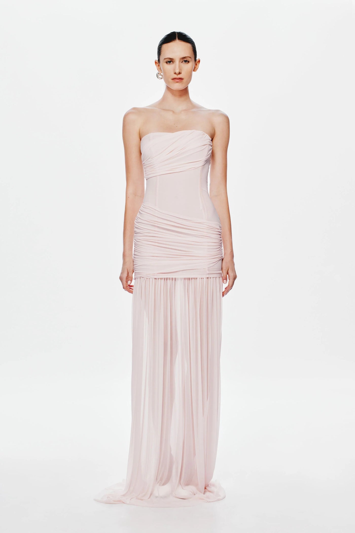 Misha Ember Wrapped Maxi Dress - Dusty Pink | JAUS Misha Ember Wrapped Maxi Dress - Dusty Pink | JAUS