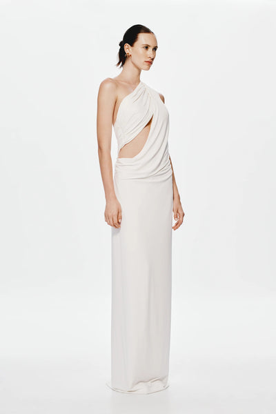 Misha Solstice Cupro Maxi Dress - Ivory