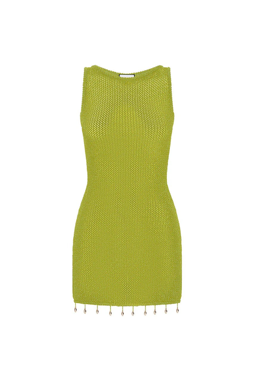 lime green sequin mini dress Ariya Mini Dress - Lime