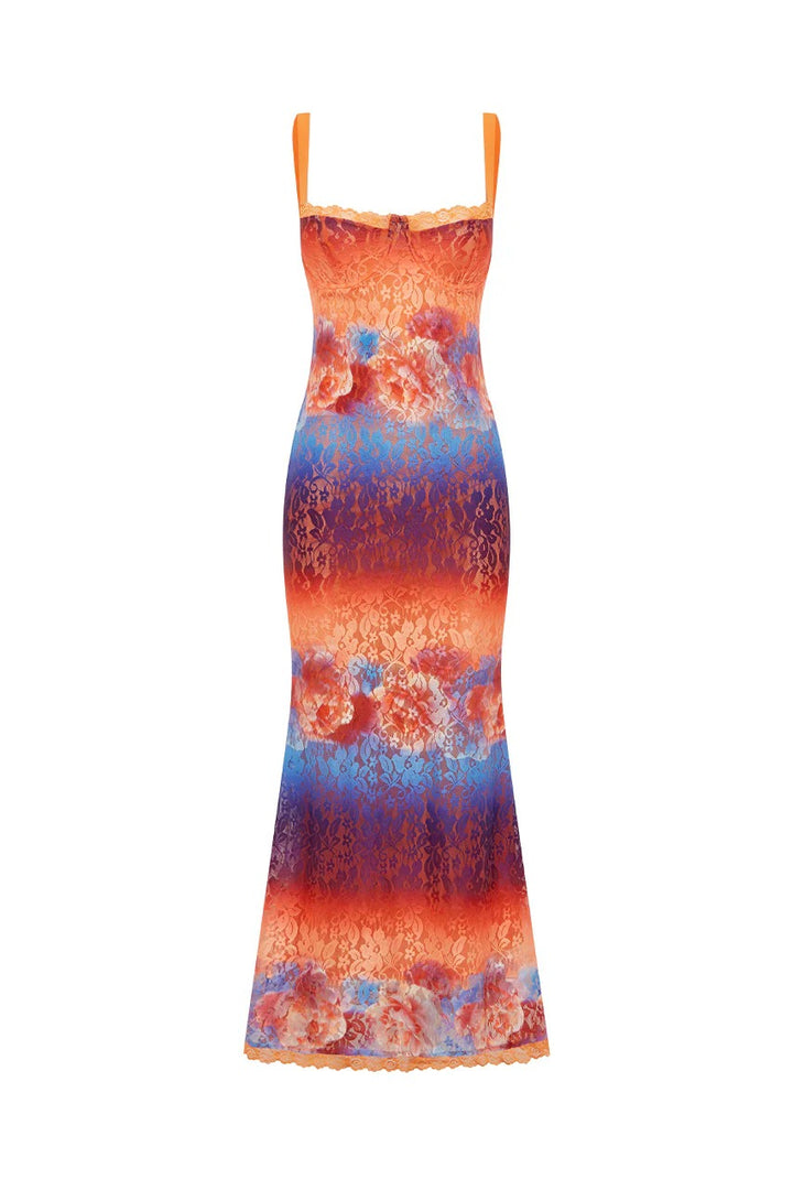 Serina Maxi Dress - Nadia Pink Ombre