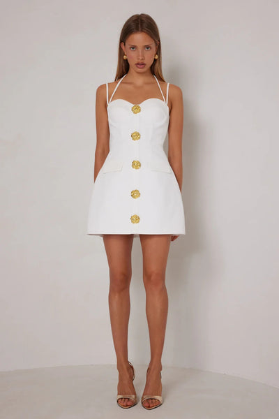 Serena Dress - White