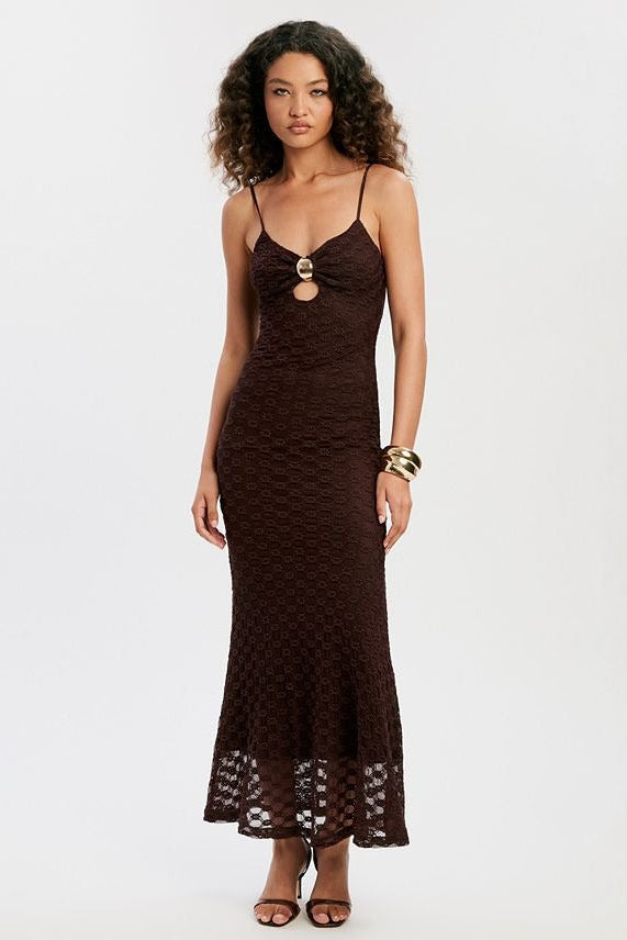 jaus dresses Violet Dress - White The dress is lined and features a beautiful custom made lace overlay JAUS - Lexi Maxi Dress