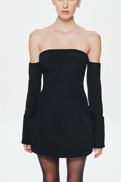 Misha Riptide Mini Dress - Black