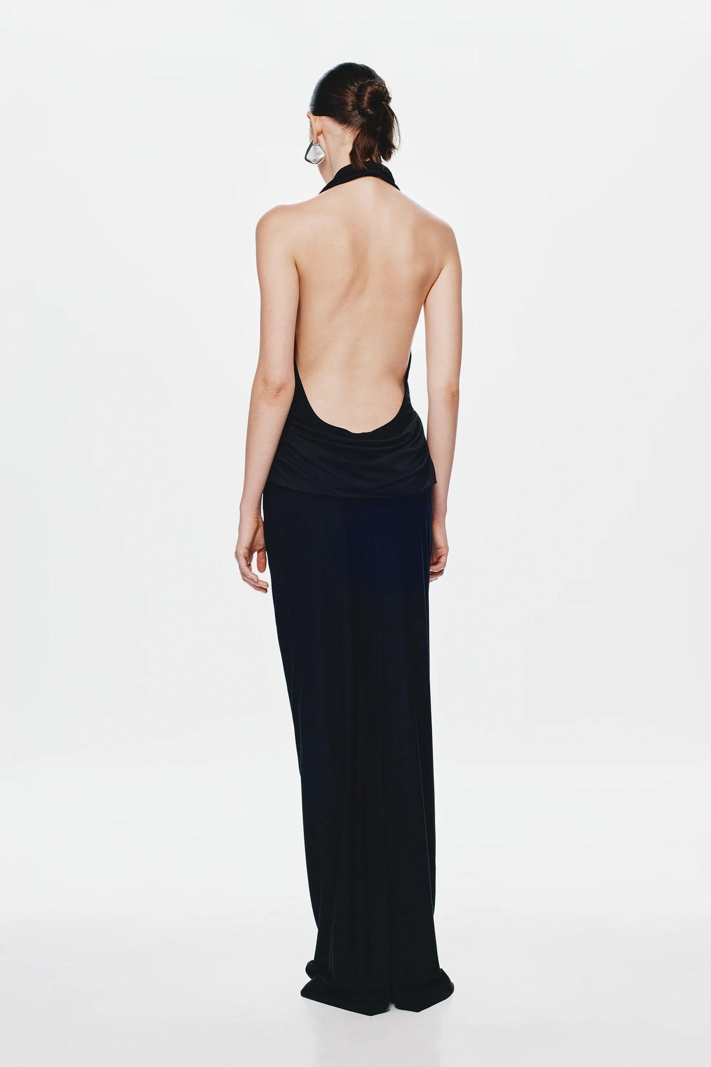 Misha Vanessa Jersey Maxi Dress - Black