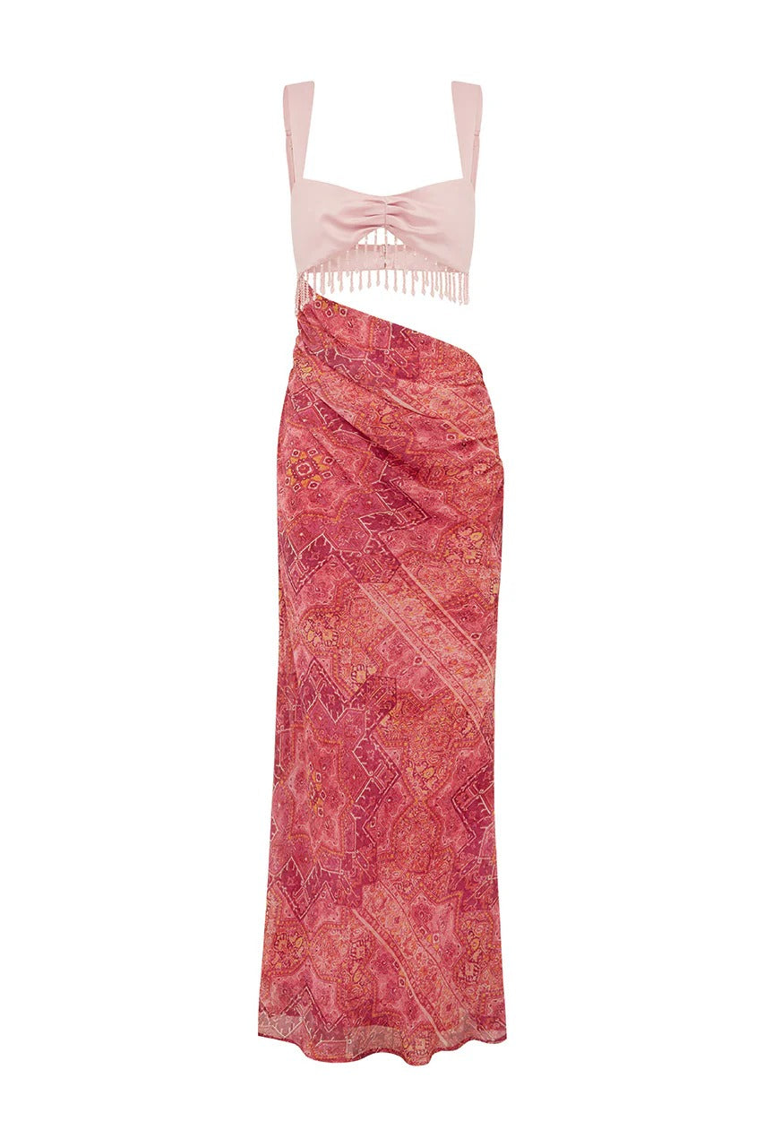 alzona maxi dress Alzona Cutout Maxi Dress