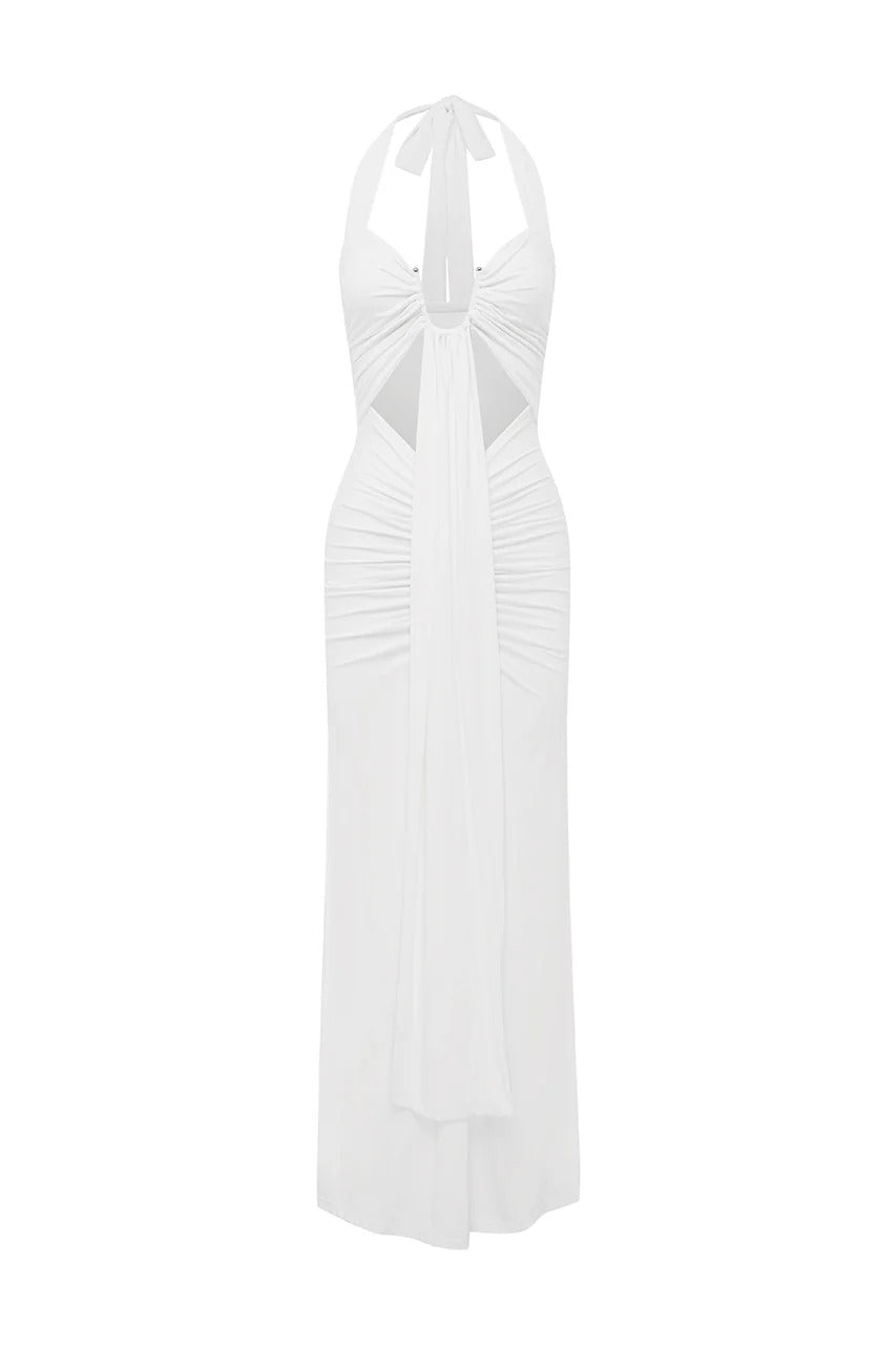 Flora Maxi Dress - White