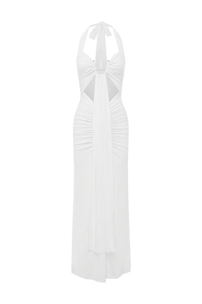 Flora Maxi Dress - White