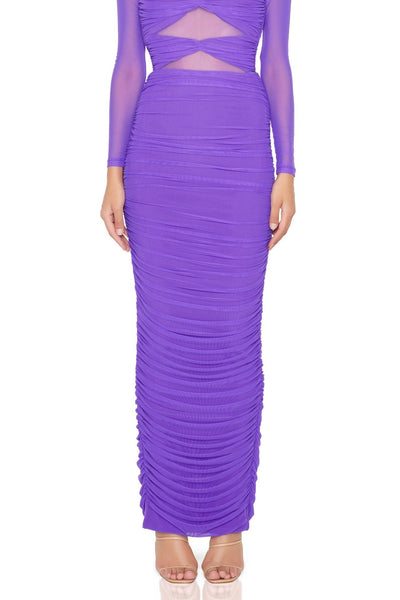 Nookie Intrigue Skirt - Purple - SHOPJAUS - JAUS