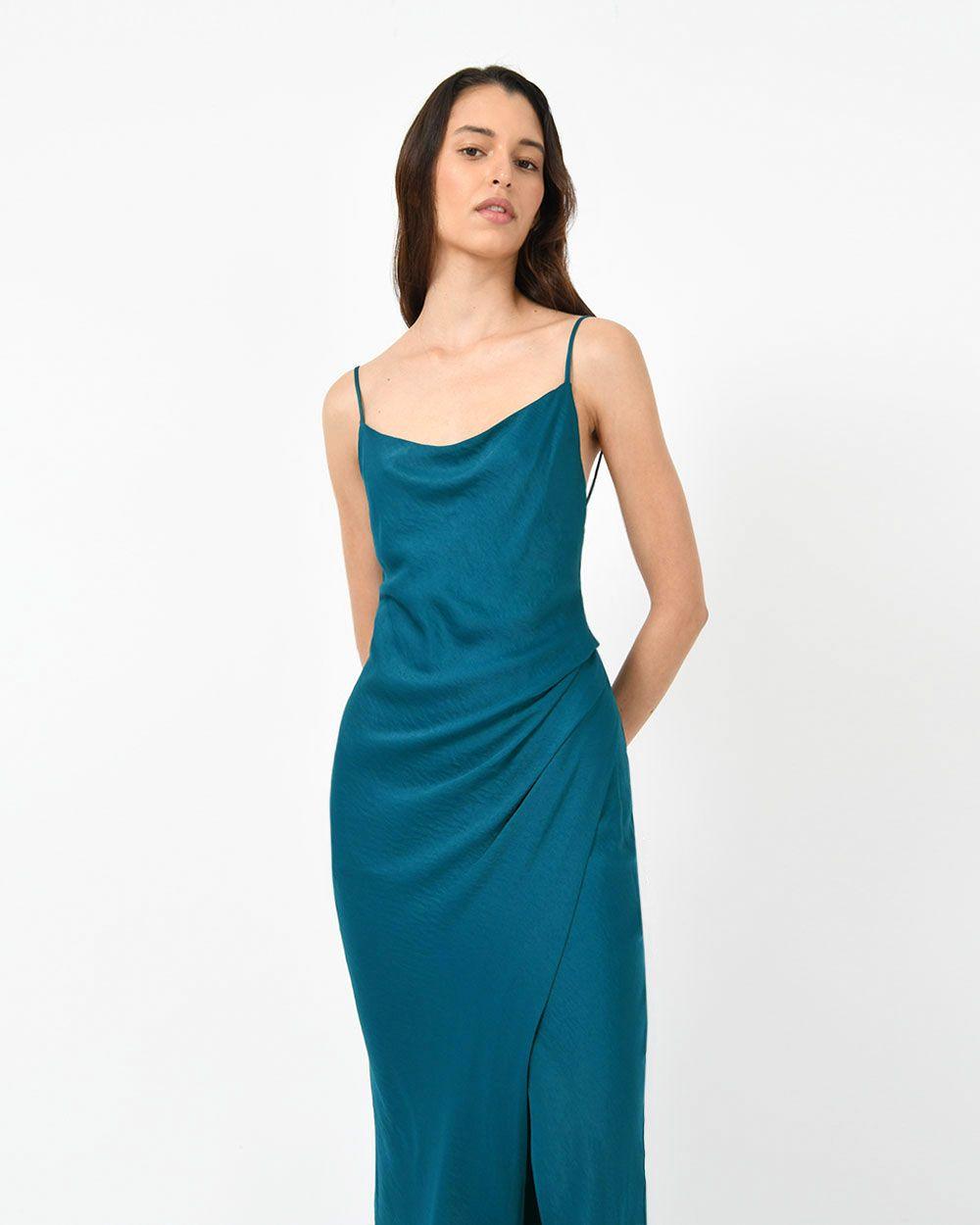 Isabel Low-Back Dress - TEAL | JAUS 6/MEDIUM / TEAL Isabel Low-Back Dress - TEAL | JAUS 6/MEDIUM / TEAL