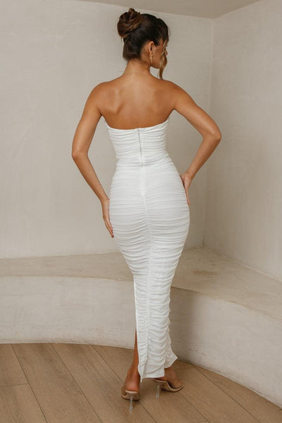 Isabelle Maxi Dress - White (PREORDER) - JAUS