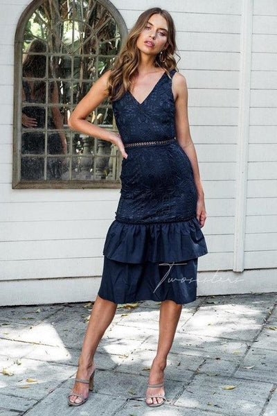 Izzy Dress - Navy - SHOPJAUS - JAUS