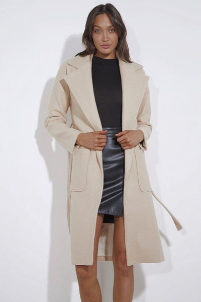 Jackson Coat - Cream - JAUS