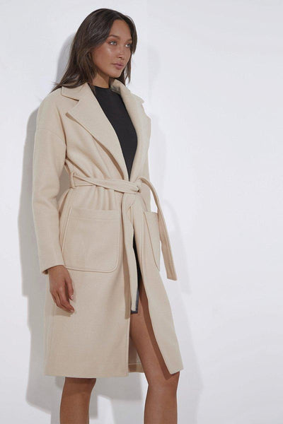 Jackson Coat - Cream - JAUS