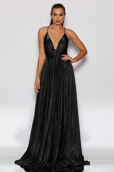 Jadore JX2106 Gown - Black - SHOPJAUS - JAUS