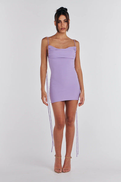 Jai Mini Dress - Lilac - JAUS