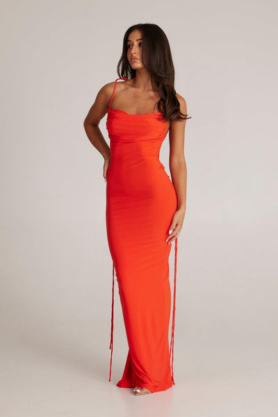 Jiani Gown - Tangerine - JAUS