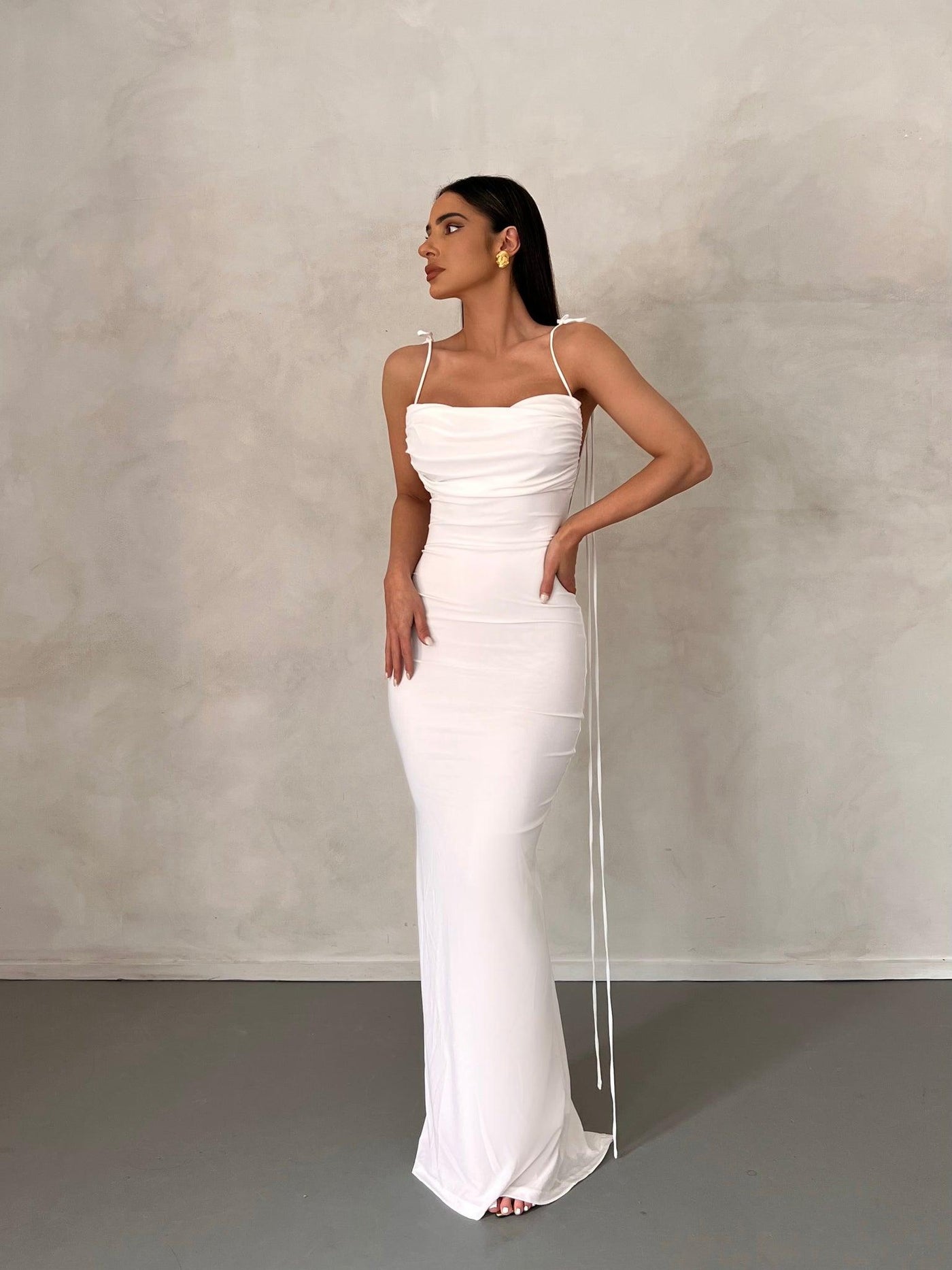 Jiani Gown - White - JAUS