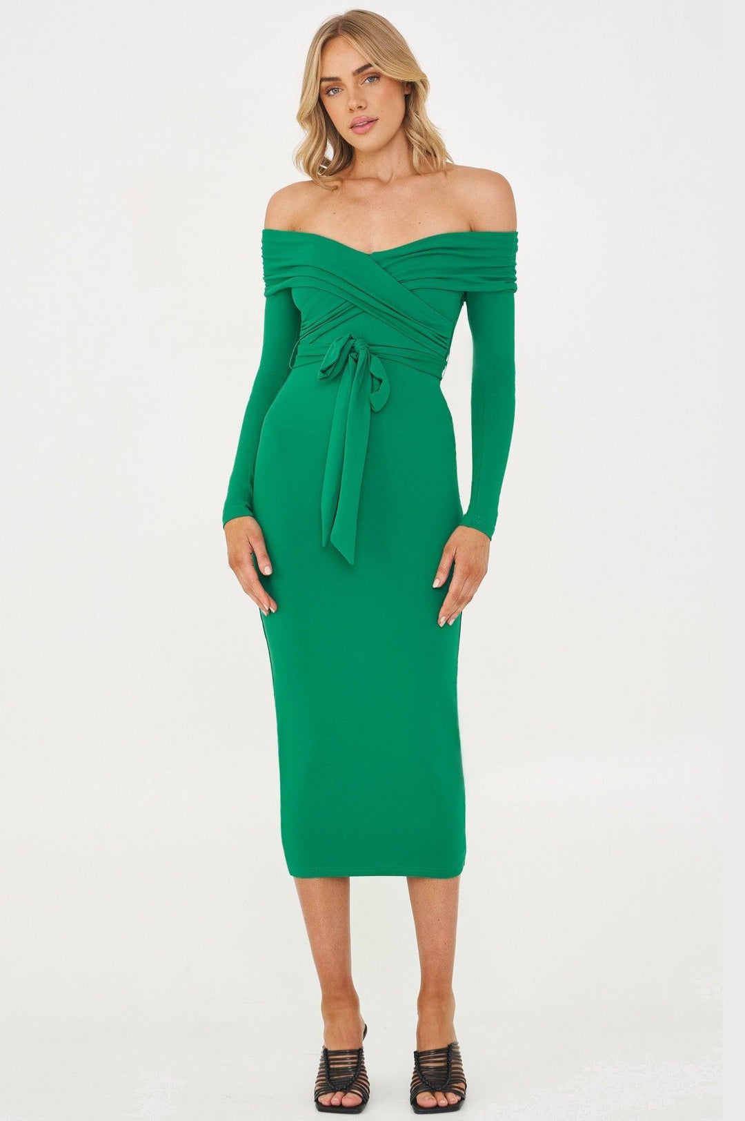 joelle midi dress Joelle Midi Dress - Green