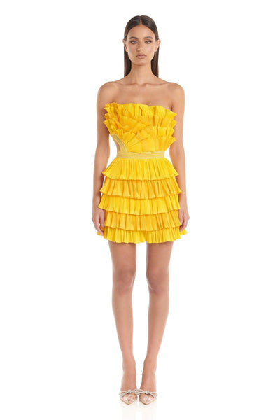 Josephine Dress - Yellow - JAUS