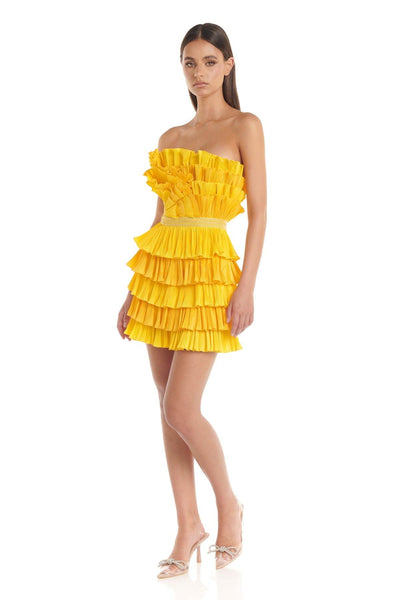 Josephine Dress - Yellow - JAUS