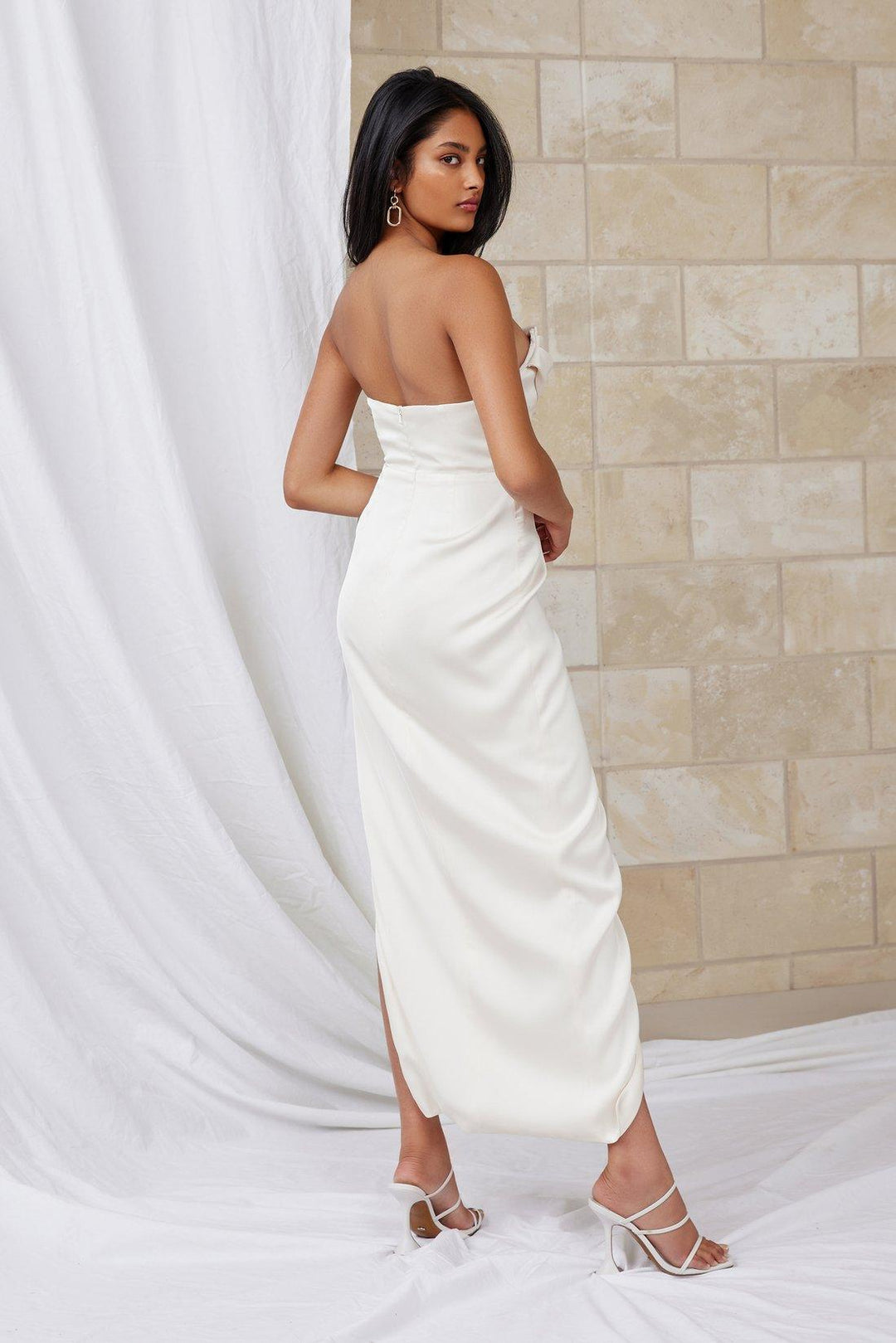 Lexi Juliana Dress - Oyster | JAUS 8/LARGE / Oyster