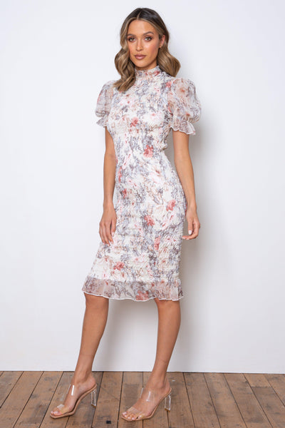 Juliette Midi Dress - Floral - JAUS