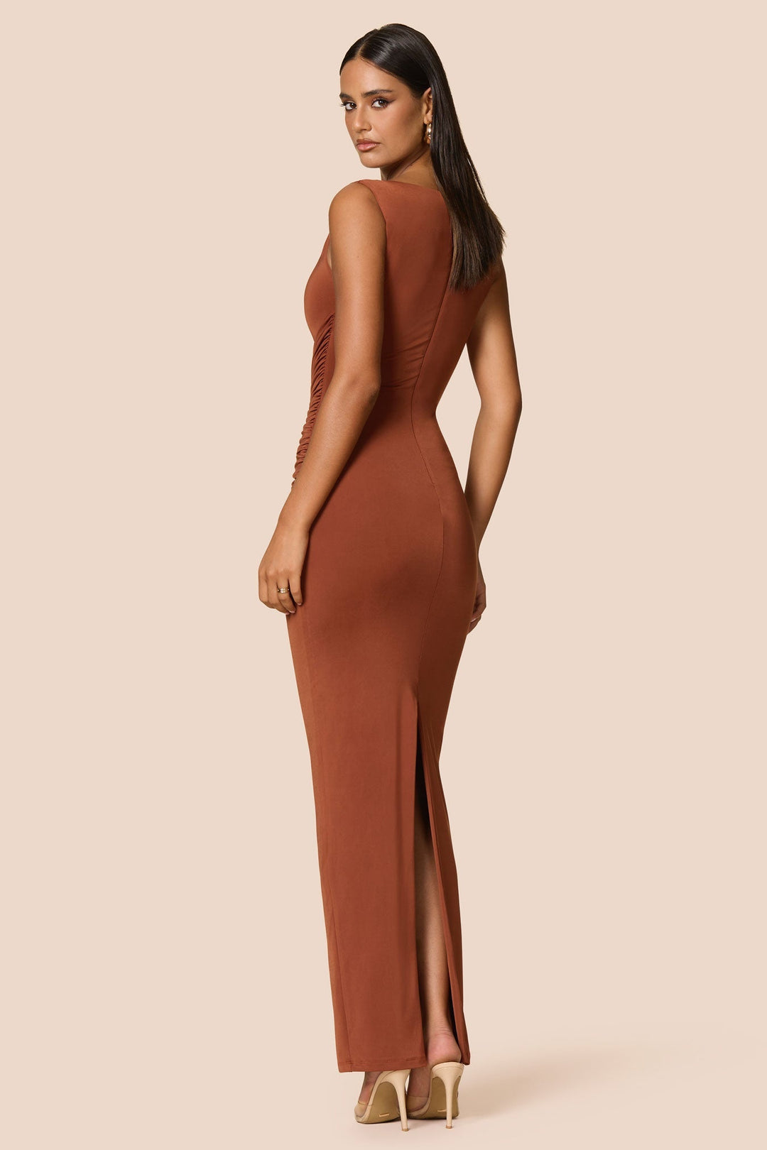 Kaia Maxi Dress Clay / L Kaia Maxi Dress Clay / L