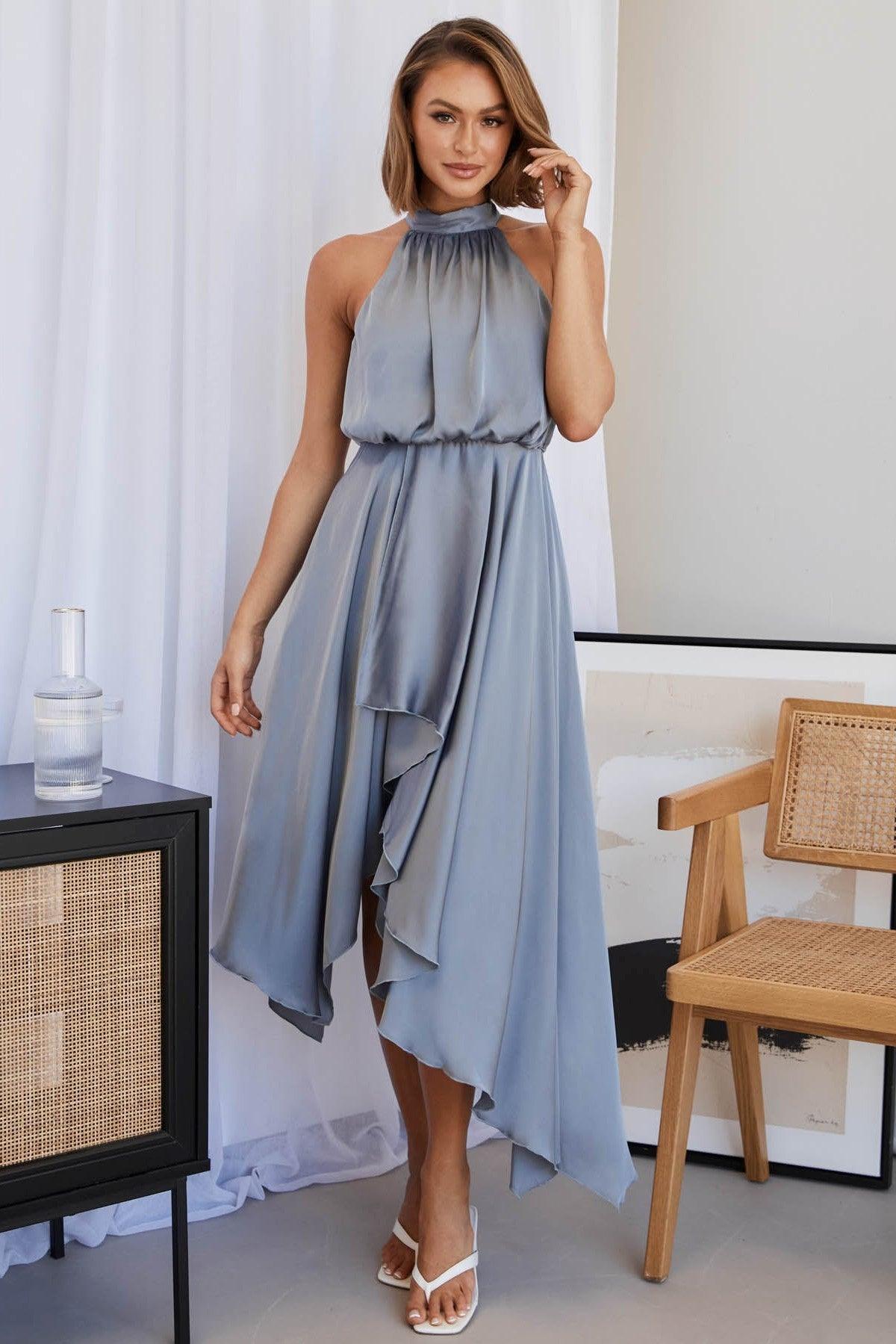 Kat Dress - Mercury 10/XLARGE / Mercury