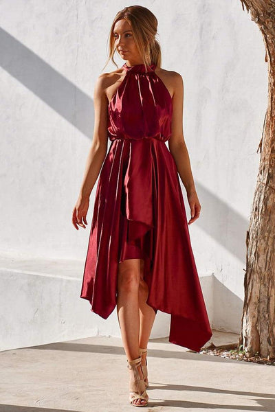 Kathleen Dress - Red - JAUS