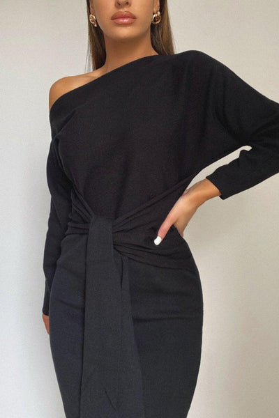 Kendra Dress - Black - JAUS